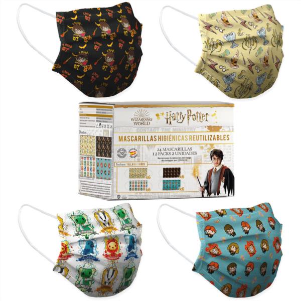 MASCARILLAS INFANTILES  HARRY POTTER Y POCOYO