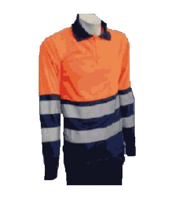 Producto POLO M/L  A.V BICOLOR REF 1095 NAR/MARINO