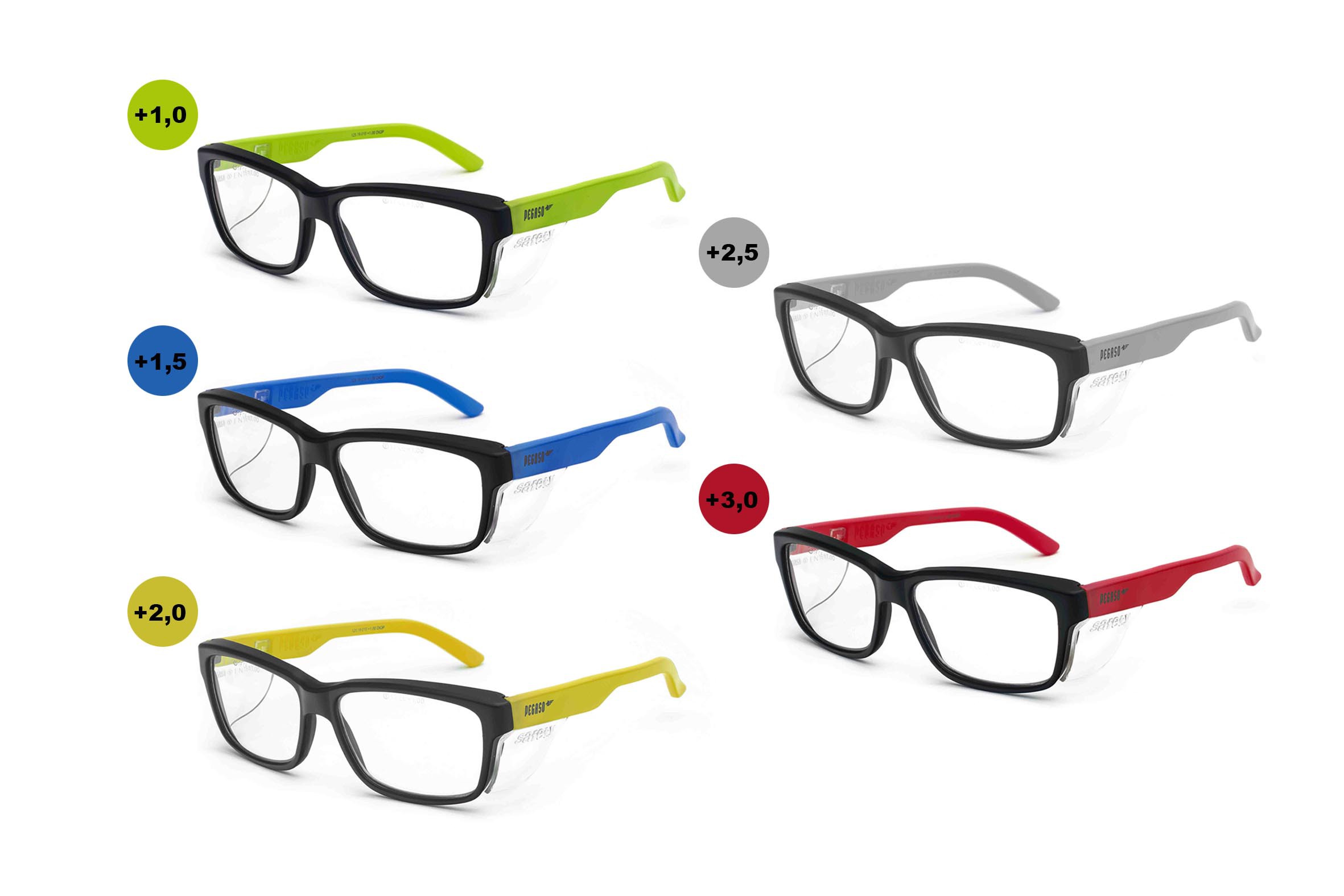 imagen principal del artículo GAFAS GRADUADAS PEGASO WORK&FUN AZUL LENTE PC +2.00 DIOPT. en lista de artículos destacados
