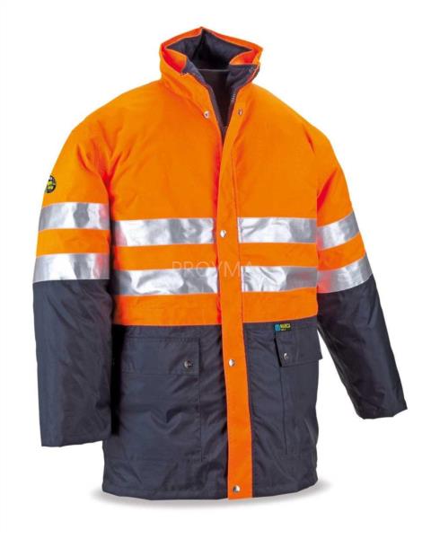 Producto PARKA FLUO TRIPLE USO MIX NARANJ/MARINO